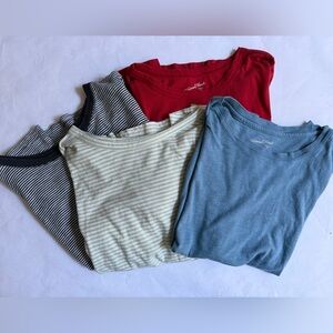 4 Universal Thread Target Short Sleeve
Tee Shirt Lot XXL solid stripe cotton